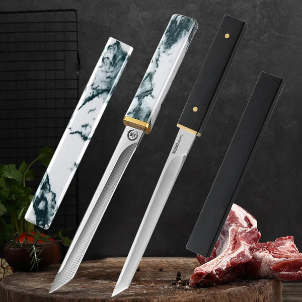 Utility Knife Slicing Meat Fruit Fish Knife Chef Cleaver Meat Chop Vegetable Kitchen Knives Hand Forge Boning Butcher Knife Tool