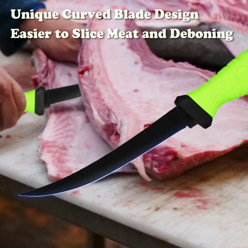 Stainless Steel Fillet Boning Knife for Fish Meat Cleaver Butcher Knife Vegetable Fruit Cutter Fishes Slicing Kitchen Knives