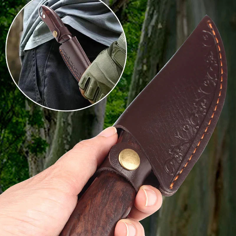 Utility Knife Slicing Fish Meat Vegetable Kitchen Knives Wood Handle Hand forged Blade Butcher Boning Knife Chef Camping Cleaver