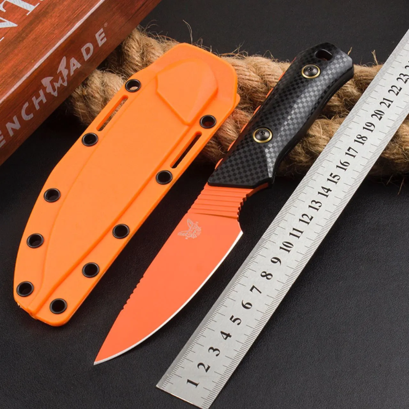 Benchmade 15600 Hunting Knife Orange. - Micknives