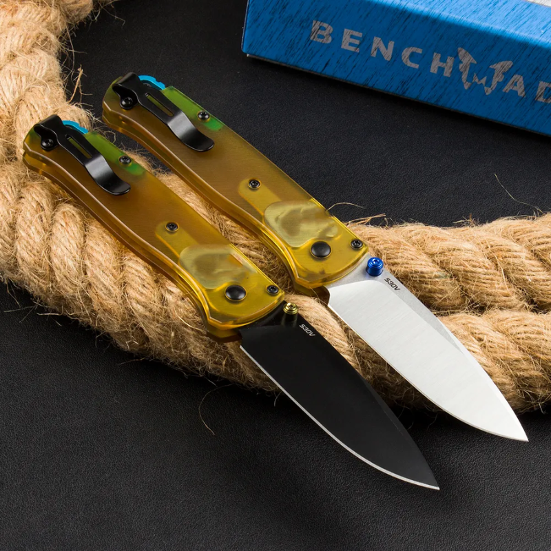 Benchmade 535 Bugout Folding Knife Transparent For Hunting - Micknives