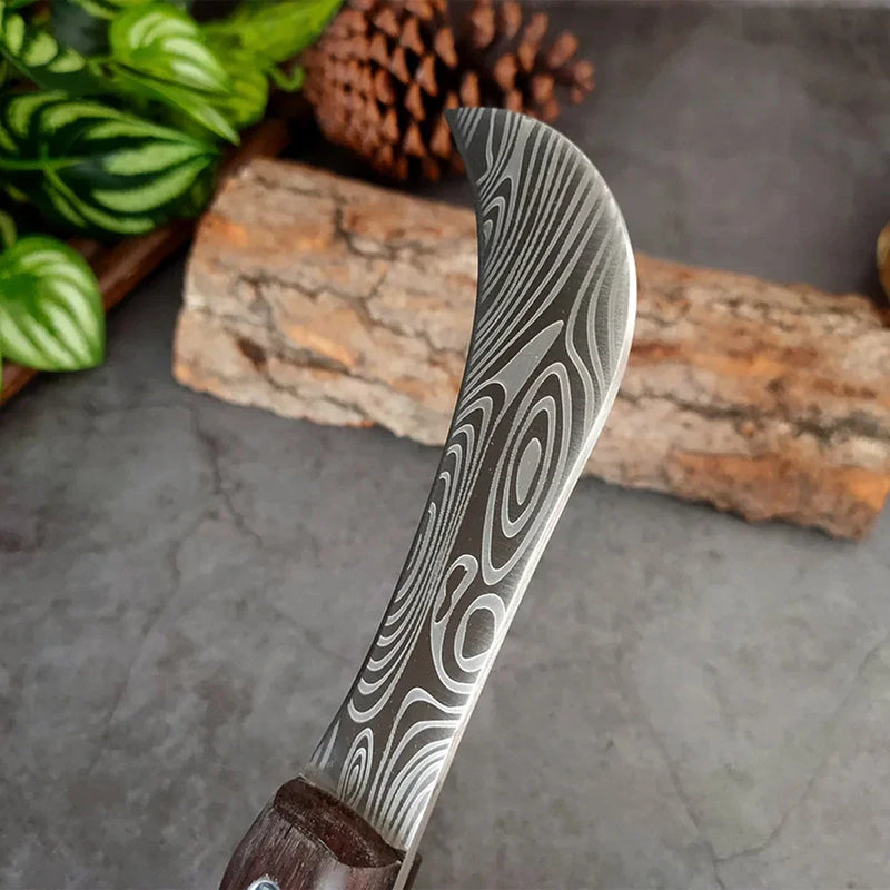 Fruit Knife Opener Banana Durian Knife Hand Forged Blade Boning Butcher Knife Chef Cutter Wood Handle High Steel Kitchen Knives