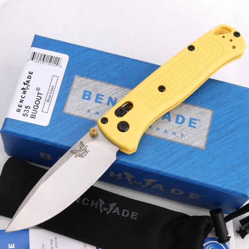 Benchmade 535/535s Art Knife Yellow - Micknives