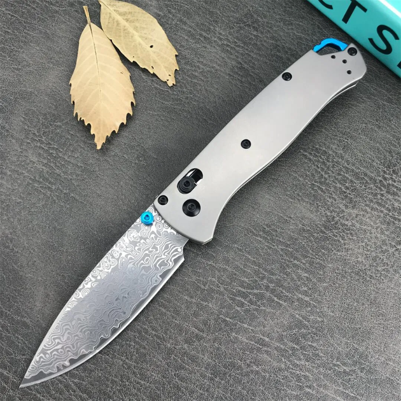 Benchmade 535 Bugout Knife For Hunt Gray.- Micknives