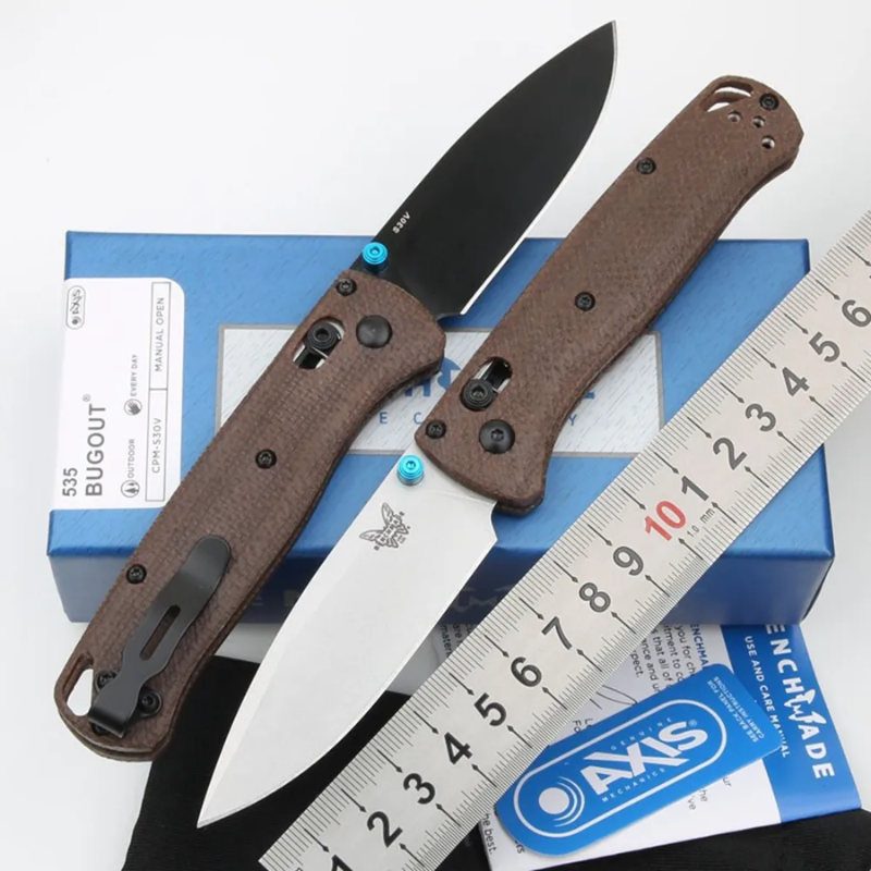 Benchmade 535 Knife For Hunting Brown - Micknives