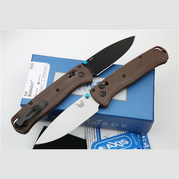 Benchmade 535 Knife For Hunting Brown - Micknives
