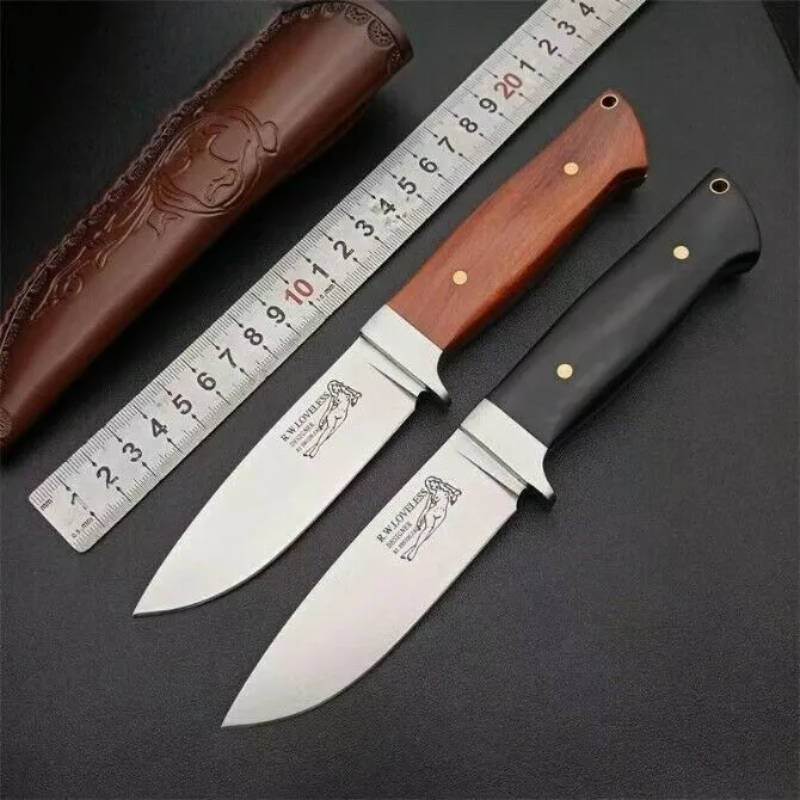 Knife Wood Handle Full Tang For Hunting - Micknives