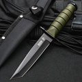Straight Knife For Hunting Black - Micknives