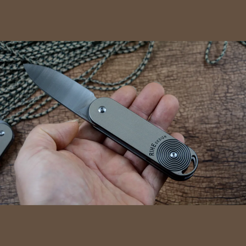 Twosun TS362 Folding Knife Titanium Camping Hunting