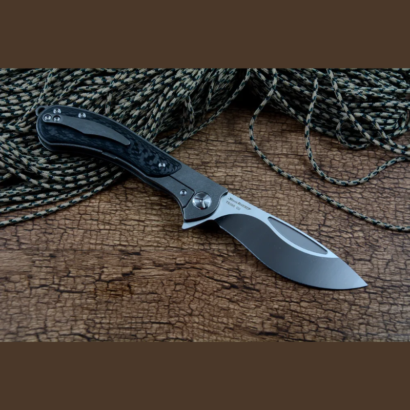 Twosun TS388 Folding Knife Flipper Fast Open Camping Hunting