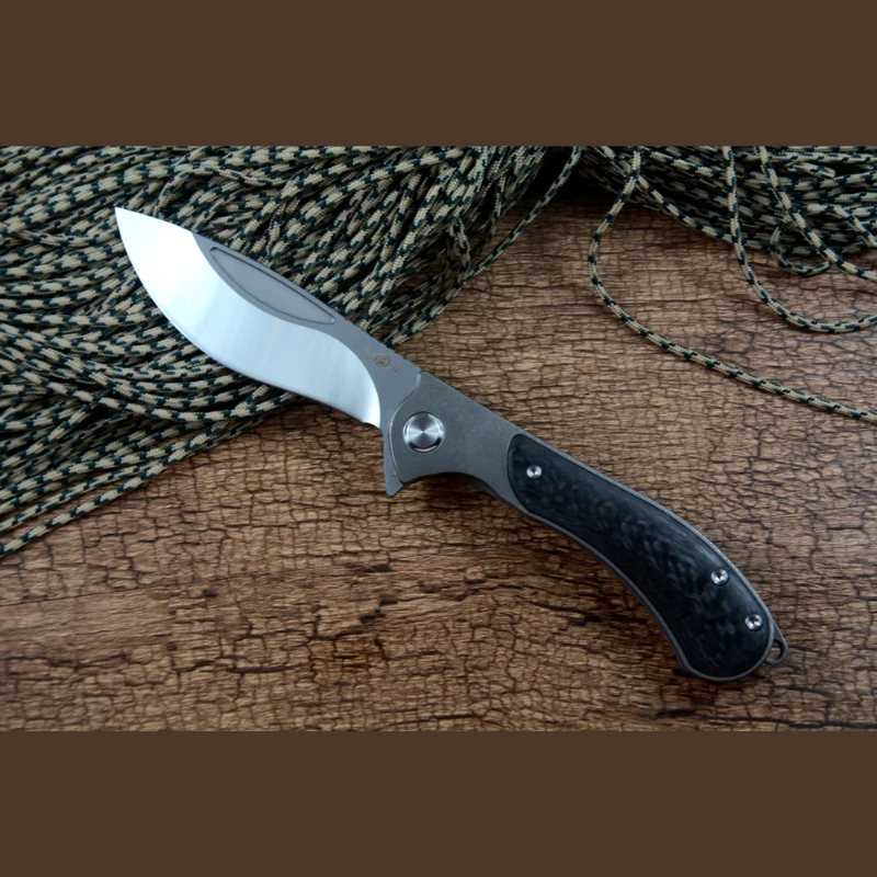 Twosun TS388 Folding Knife Flipper Fast Open Camping Hunting