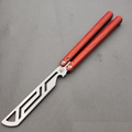 butterfly knife One channel Circle Aluminum Handle